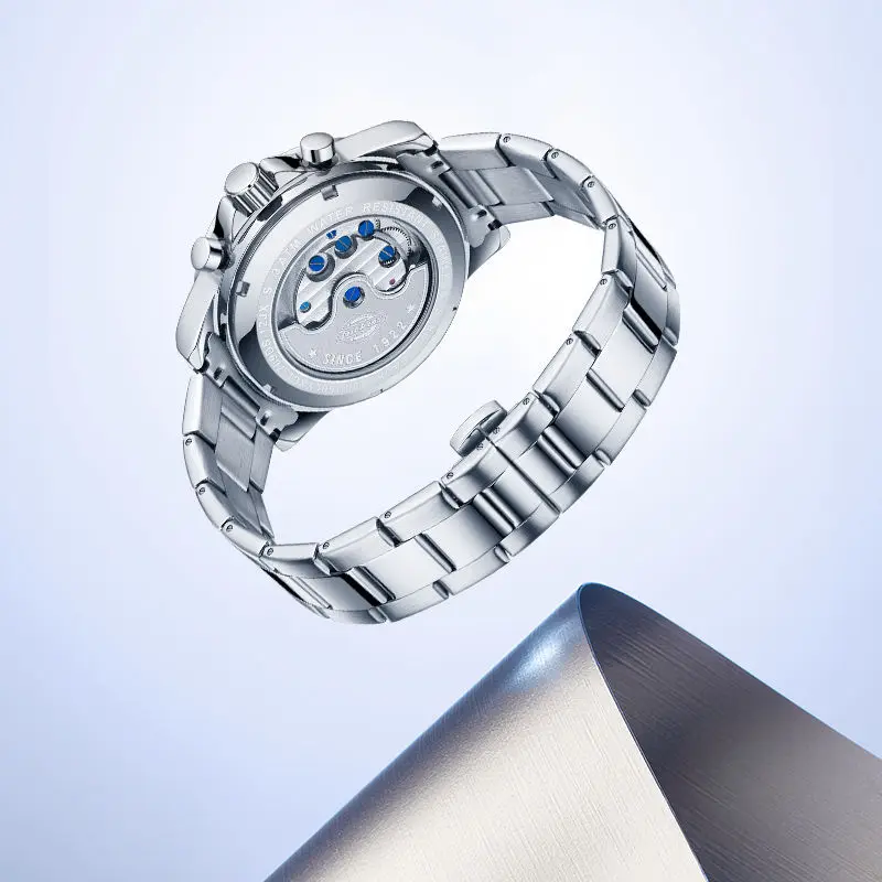 Dickies Mechanical Boy's Watch, Personalized European and American Men's Luminous Watch Waterproof CL-709DS-12JX