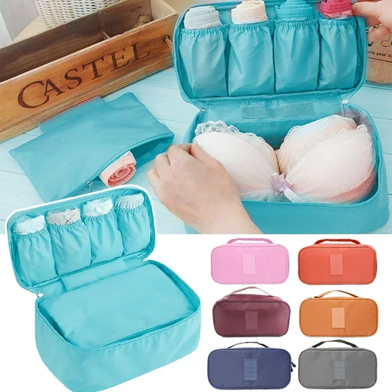 Portable Underwear Storage Bag Travel Bra Sorting Bag Underwear Clothes Organizer Arge Capacity Cosmetic Makeup Pouch Case