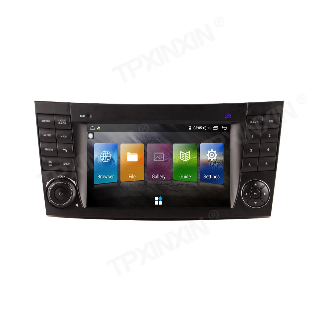 Carplay Radio Coche Android For Benz E-Class W211 E200 E220 E300 E350 GPS Navi Automotive Multimedia Autostereo Player Head Unit