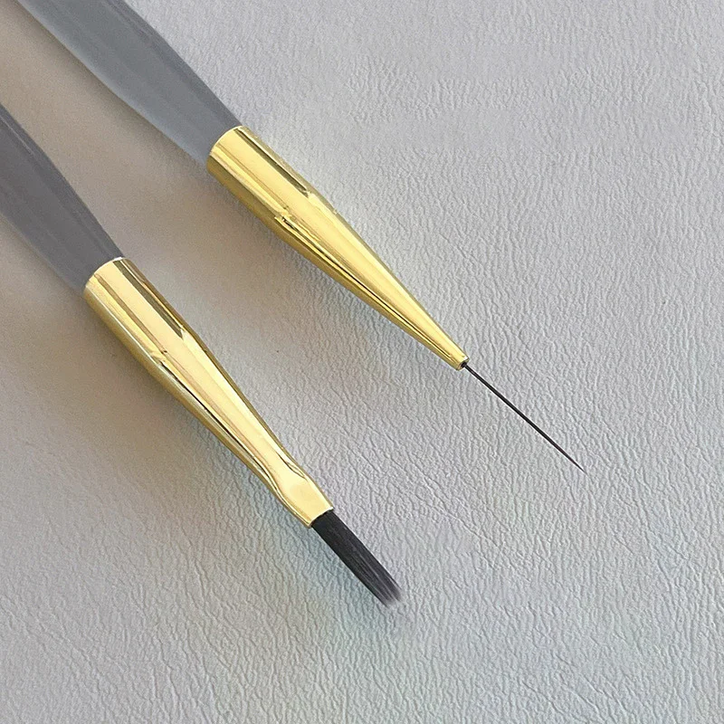 1PCS Nail Art Brush Multifunctional Stripe Liner Brushes Modeling Water Ripple DIY Design Hard Bristle Brush Nail Art Tools