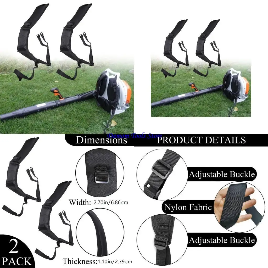 57BE 2Pcs 4282-710-9020 Ergonomic Blower Straps Convenient Home Room Backpack Strap