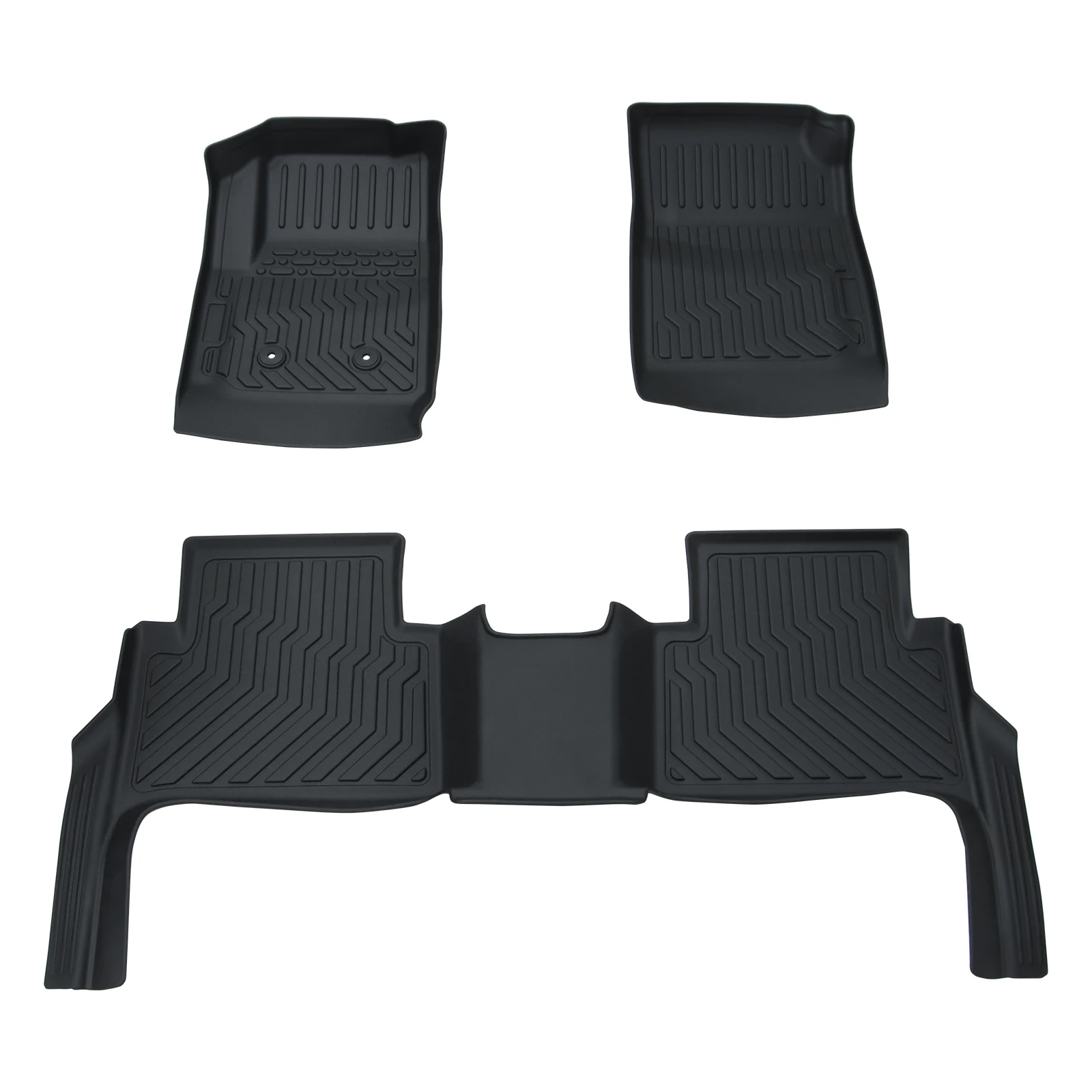 TPE Rubber Car Floor Mats For 15-22 GMC Canyon Colorado Crew Cab No Fit Extended Cab