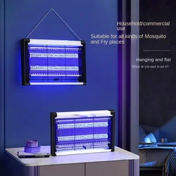 Mosquito Lamp Silent Insect Control Hotel Bedroom Mosquito Control Star Wall Hanging Electric Shock Mosquito and Fly