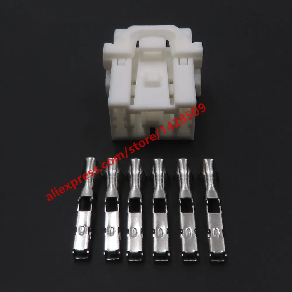 1 Set 6 Pin Auto Male Female Docking Plastic Housing Electric Wire Harness Socket MG611277 PH855-06010 Car Parts
