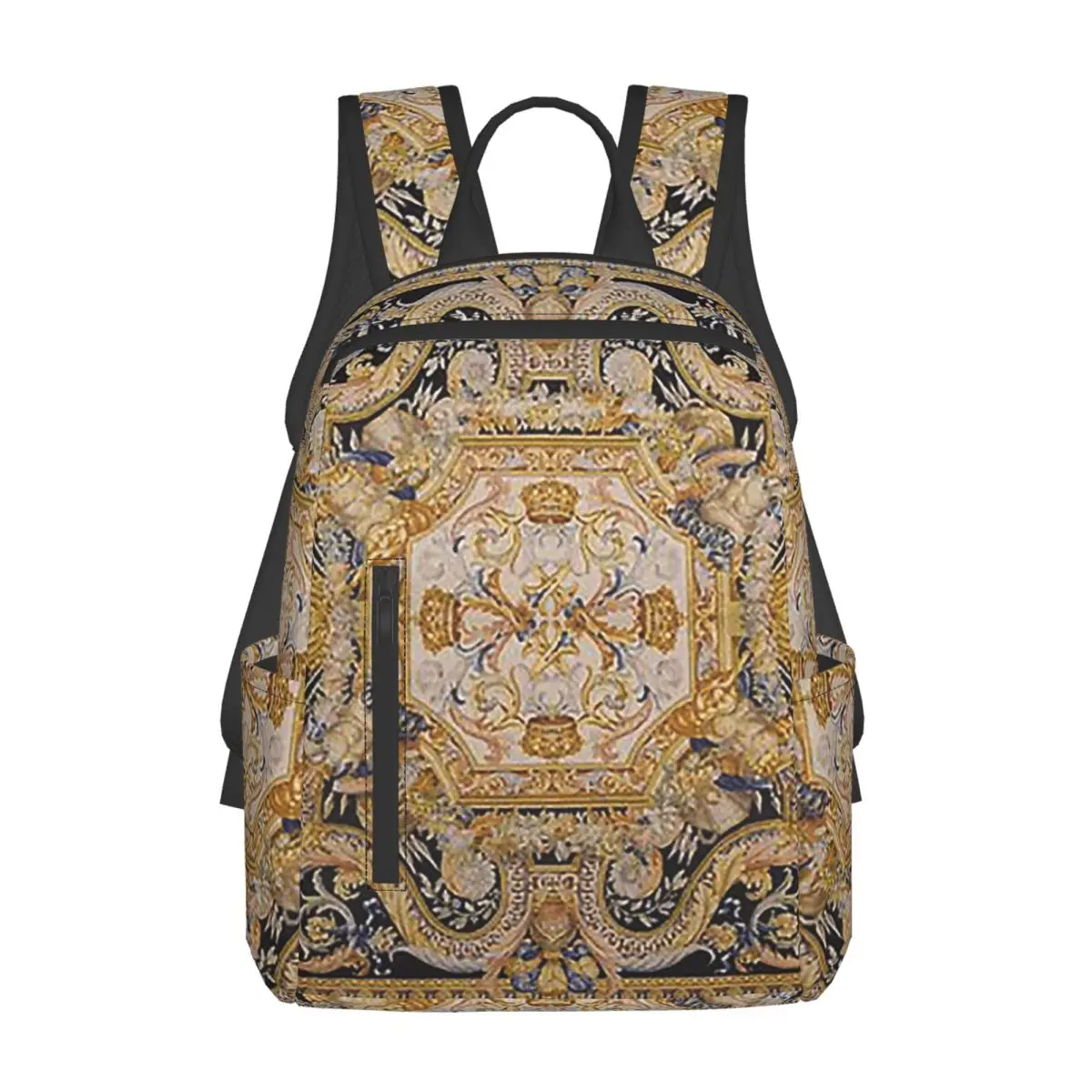 バロックマッドネスバックパックデイパック大容量男の子女の子ブックバッグスクールバッグショルダーバッグ男性女性用