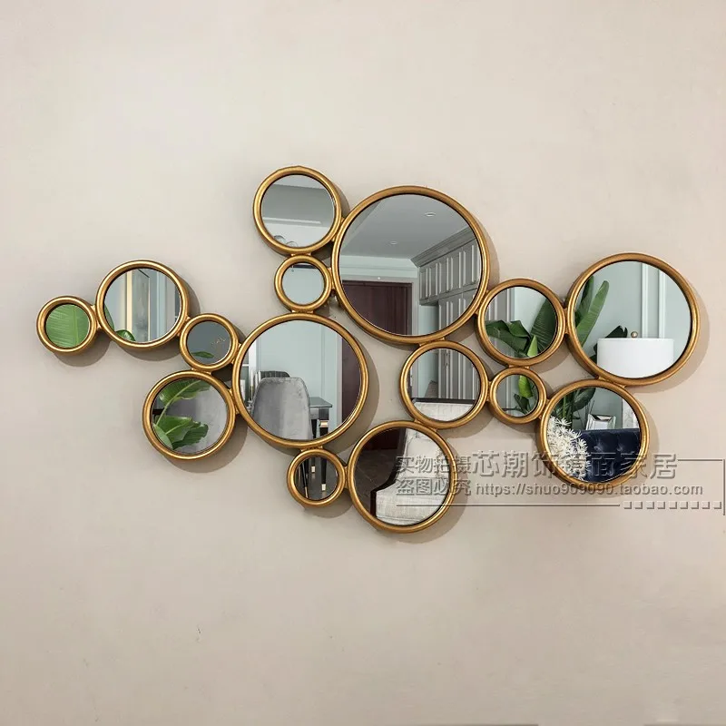 Dinner side decorative mirror European creative decorative  wall decoration combinatior Enigma