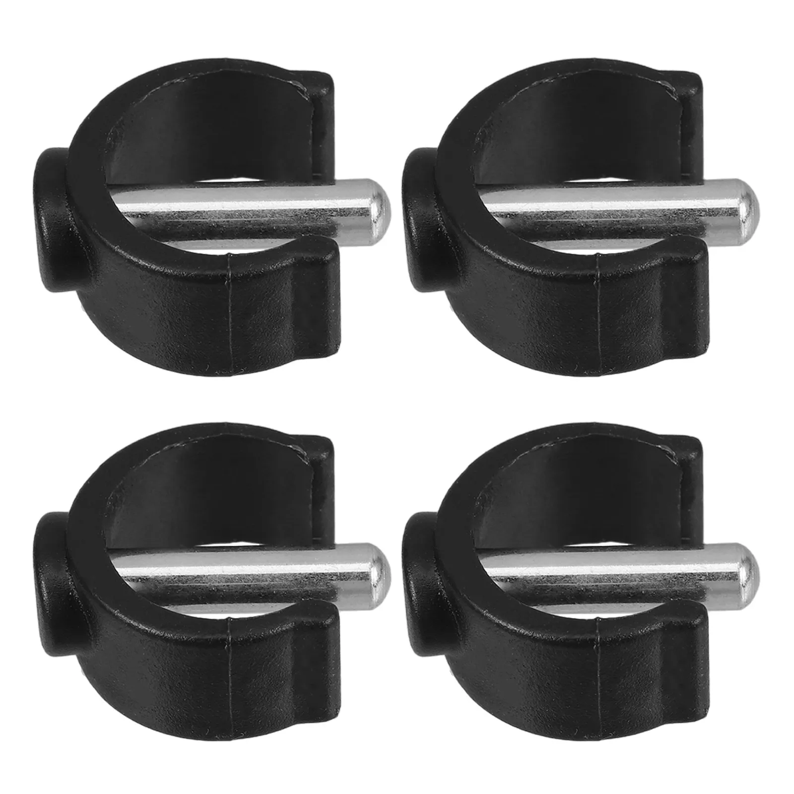 4Pcs Adjustable C-Shape Latch Clamp Replacement Pin Lock for 22Mm Tube Walker Crutch Canes Folding Sticks Secure Buckle Handle