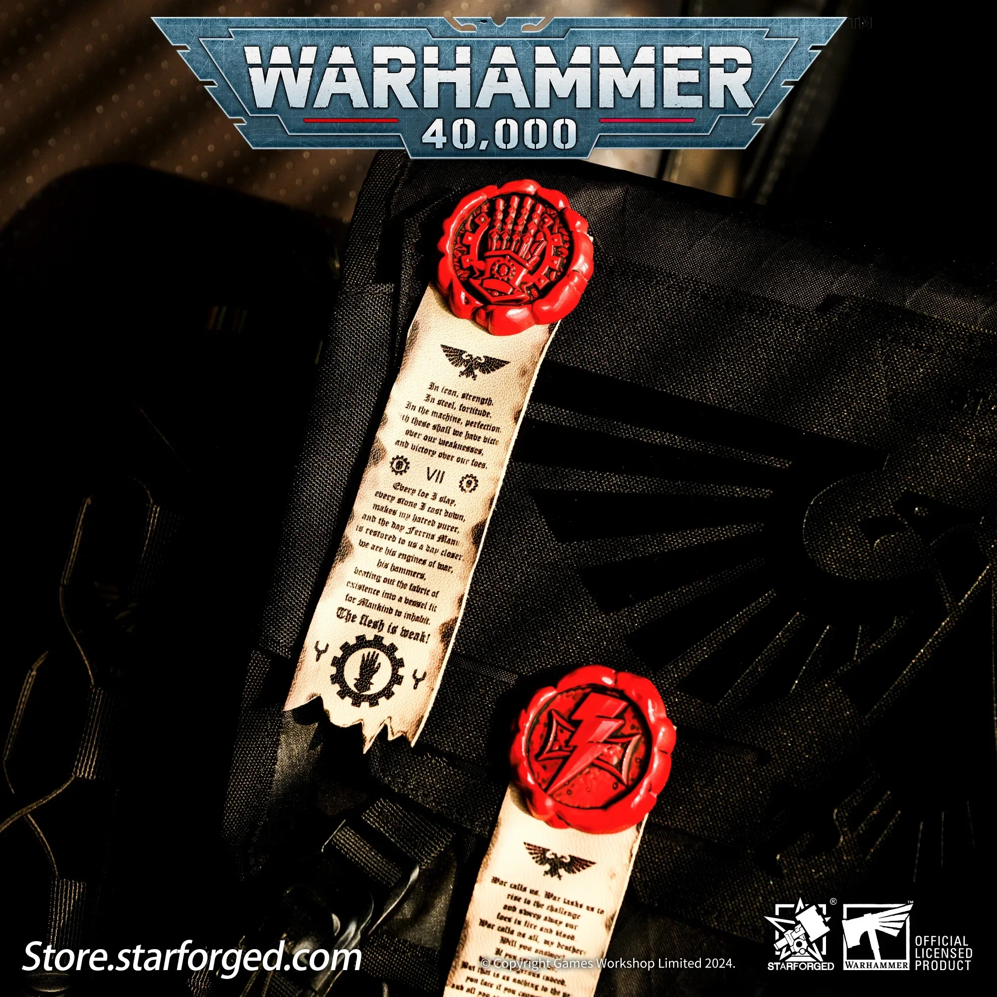 Starforged Warhammer 40K Purity SealsSalamanders & Deathwatch White Scars, набор 2024 года