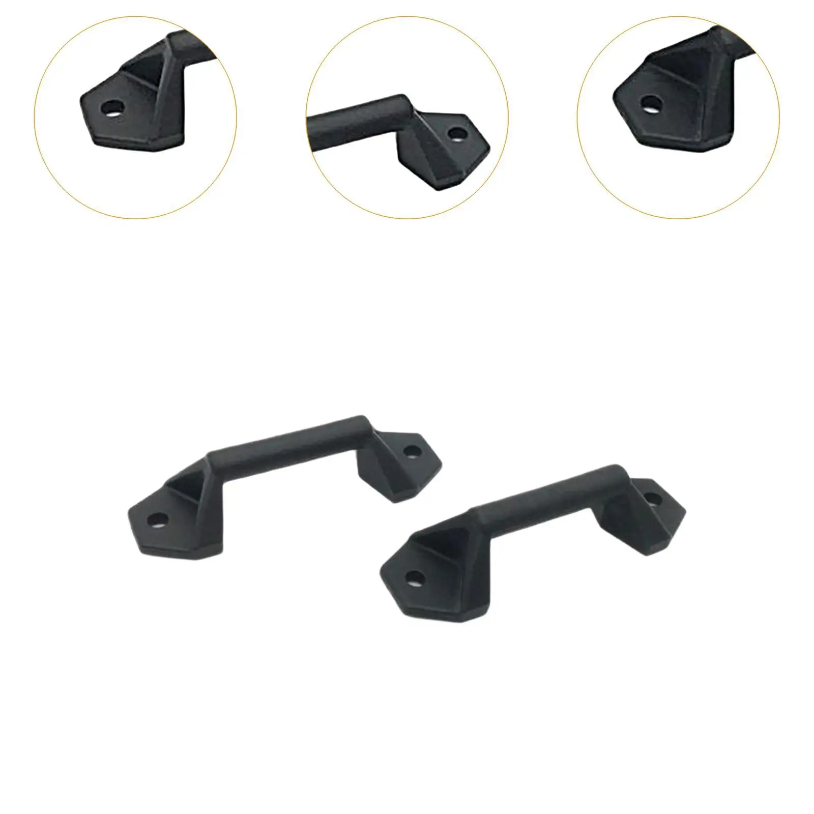 2x Rope Buckle Strap Buckle Tool Tool Box Rustproof Pannier Tie Down Hook Side Box Hooks