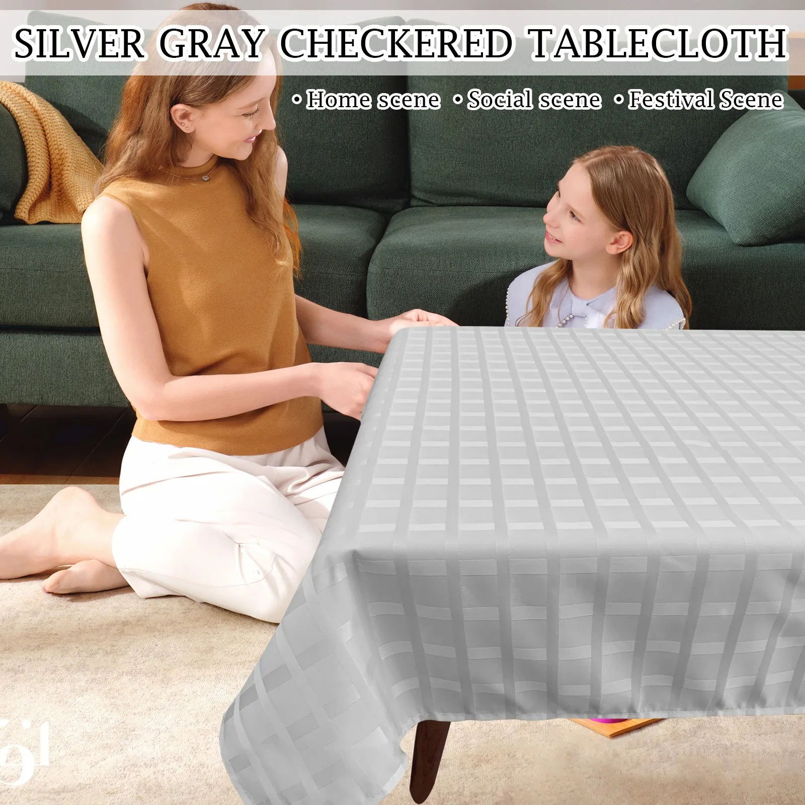 Wasserdichte Tischdecke aus Chunya-Textil, die perfekte Kombination aus Eleganz und Praktikabilität für die Dinnerparty-Hochzeitsdekoration