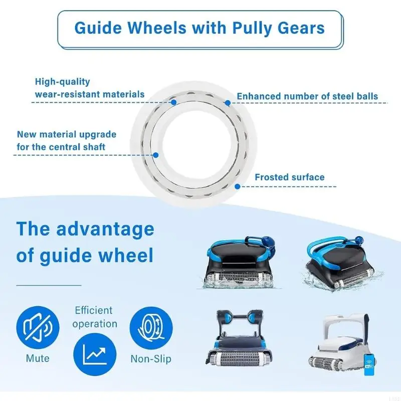 L8RE Pool Cleaner Guide with Pully Gears for C5 DX6 820/830 3884997-R6 Pool Maintenance Experts