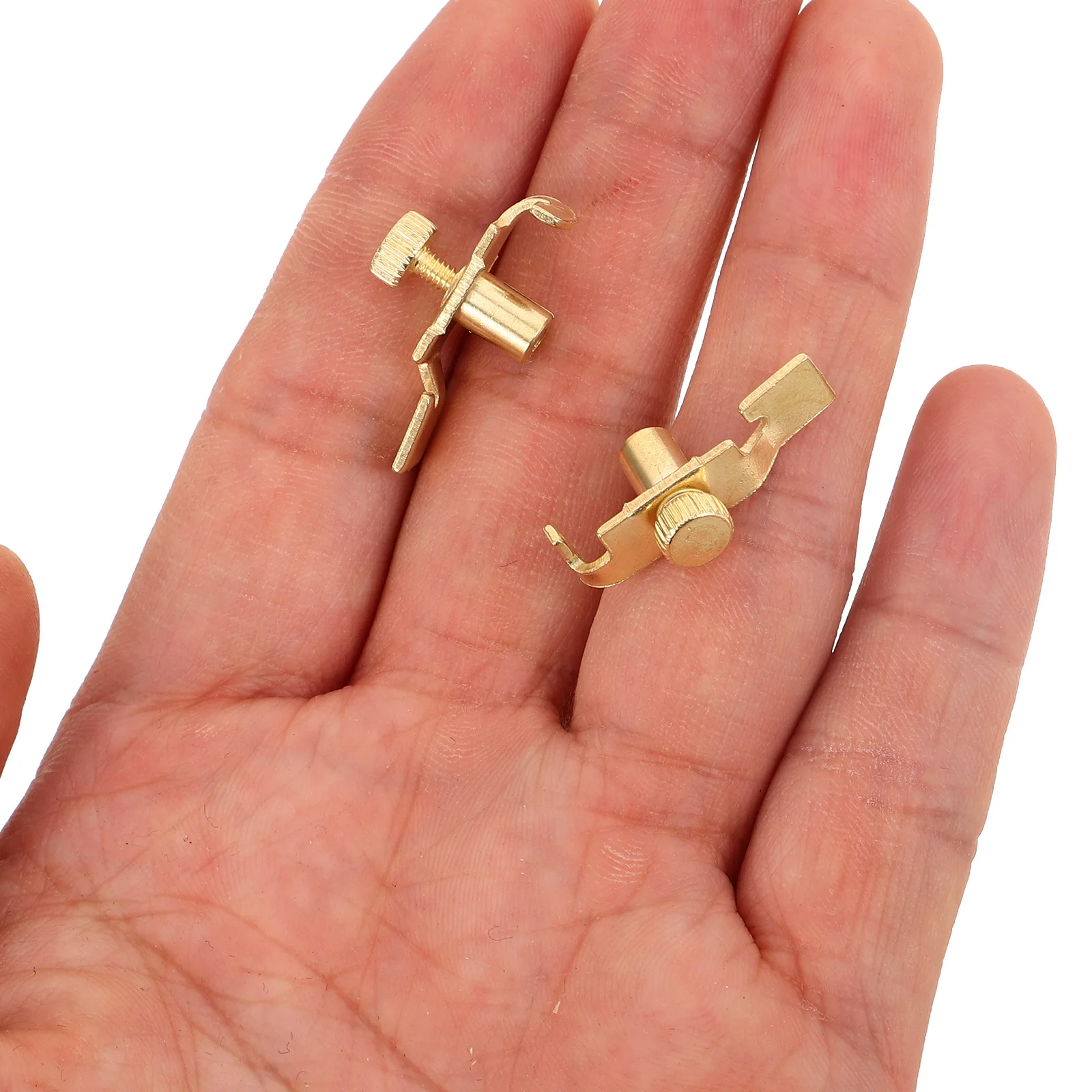 

2Pcs Gold Erhu Fine Tuners Stringed Instrument Precise Adjustment Tuning Tool Portable Durable Instrument Accessories