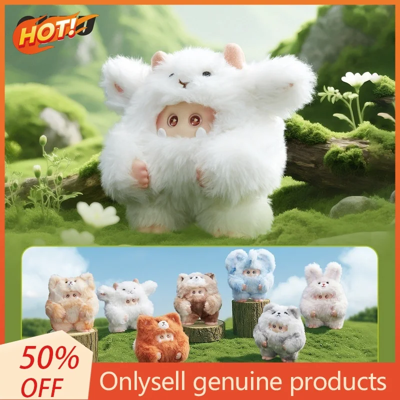 

Ohku Fluffy Monster Fluffy Forest Series Фигурка из фетра 2-го поколения Слепая коробка Симпатичная модная игрушка Коллекционная портативная фигурка премиум-класса