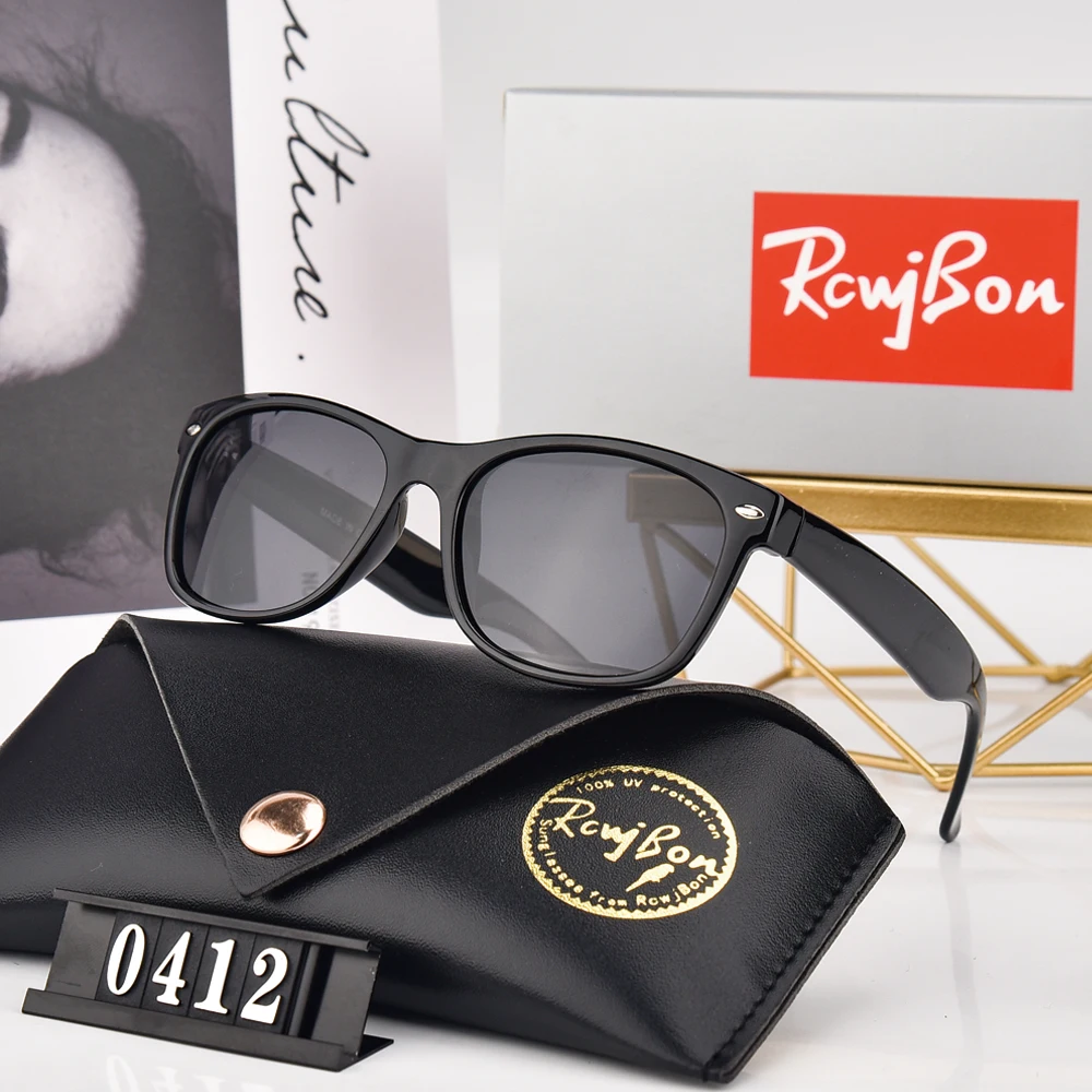 

Luxury Men Women Polarized 2140 RCWJBON Square Sunglasses Wayfarer Popular Anti Glare Goggles Fishing Cool Shades Glasses Uv400