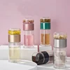 Tea Water Bottle High Borosilicate Glass Double Layer Tea Water Cup Infuser Tumbler Drinkware Water Bottle With Tea Filter 2 Tea Water Bottle High Borosilicate Glass Double Layer Tea Water Cup Infuser Tumbler Drinkware Water Bottle With Tea Filter 2