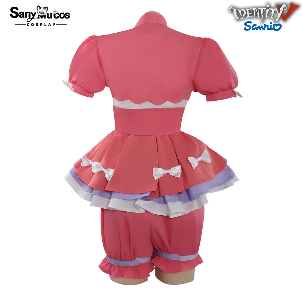 IN MAGAZZINO SanyMuCos Cheerleader Lily Barriere x Sanrio Personaggi Crossover II Cospaly Identity V Gioco Abito Cospaly Outfit