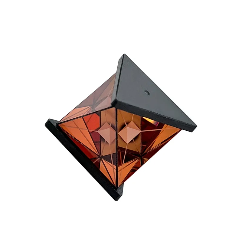 라이카 토탈 스테이션 측량용 0.4mm 강철 와이어 로프 설치에 적용 가능한 구리 360도 미니 프리즘