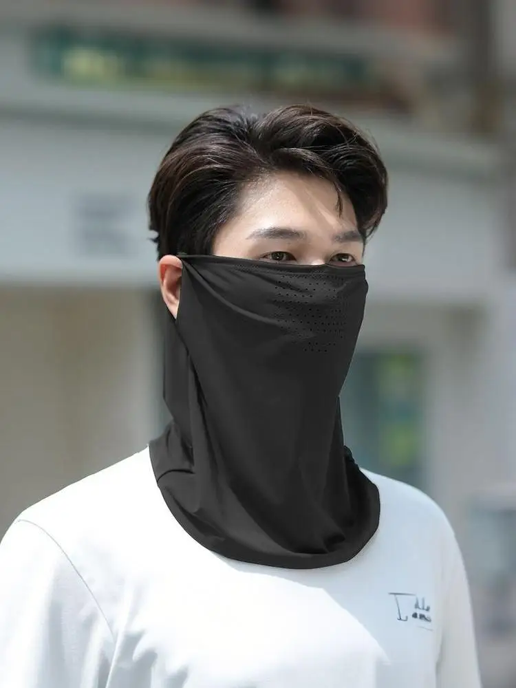 AliExpress eelhoe Ice Silk Face Cover UV Protection Breathable Cycling Neck Wrap Cover Anti-UV Unisex Fishing Sunscreen Face Mask Scarf