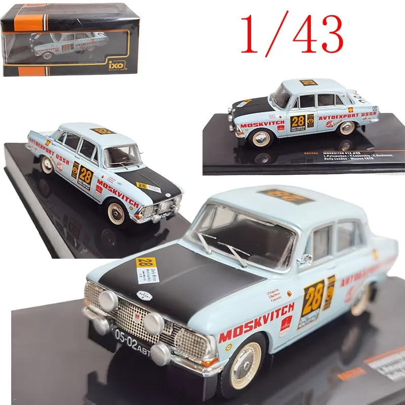 

IXO Diecast 1/43 Scale ‌Moskvich 412 #28 1970 Alloy Die-cast Racing Model‌ Alloy Car Model Toys for Boys Gift Kids Toys Boys