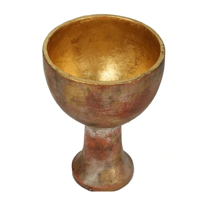 Holy Grail Cup Home Decoration Cosplay Accessories Movie Replica Prop Halloween Christmas Decor (Cup) for Halloween Role-Playing