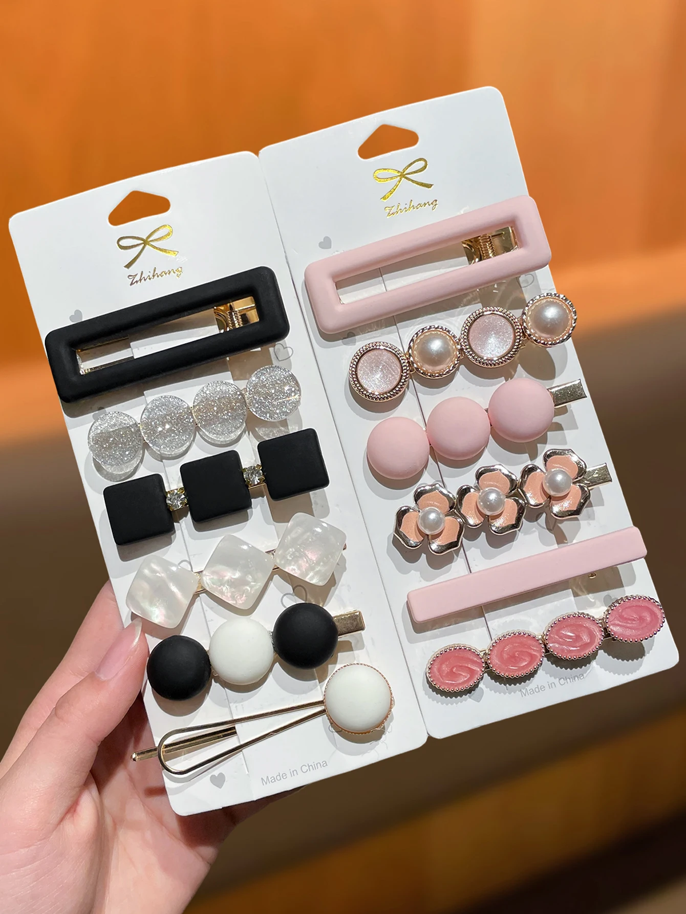 

6/12 шт. женские модные универсальные милые заколки для волос несколько стилей для ежедневного использования идеальный подарок