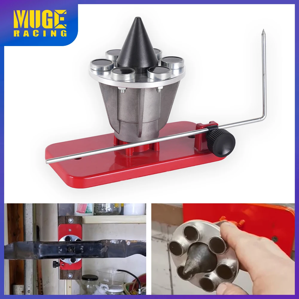 

MUGE-42-047 339075B Lawn Mower Blade Balancer Replace Lawn Mower Magnetic Wall Mount Blade Balancer 13216 750-050 Red LM003
