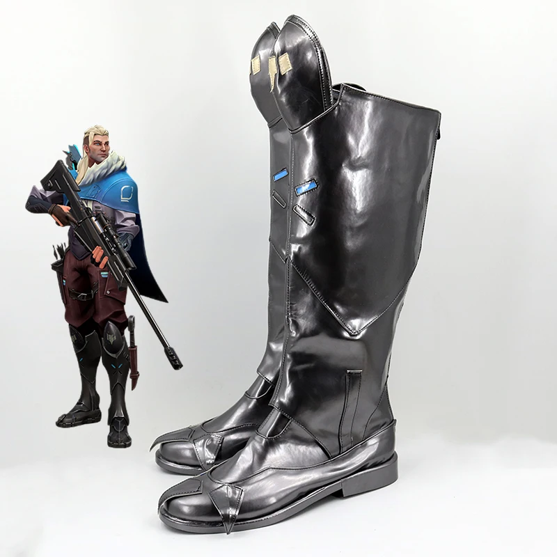 Sova Cosplay Schoenen Pu Lederen Schoenen Valorant Cosplay Rekwisieten Halloween Carnaval Laarzen Op Maat Gemaakt