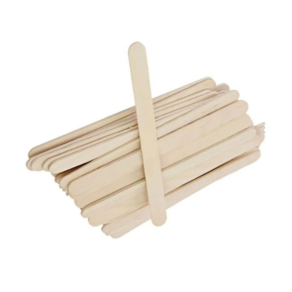 

400 шт. деревянных палочек для рукоделия, натурального цвета, без воска, с гладкой поверхностью, для творчества, рукоделия, занятий в классе, вечеринок, лагерей и проектов