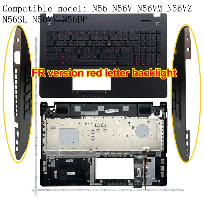 الولايات المتحدة/RU/PO/FR/SP لوحة مفاتيح الكمبيوتر المحمول ل ASUS U500VZ N76 R500V R505 S550C N76V/S Q550L N750 N550J N56XI363VZ G550JK/JX القاعدة السفلية