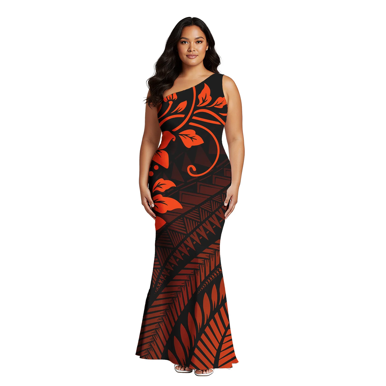 Tribal Design Ladies Fashion Clothes Custom Tropical Pattern Island Women Wear Plus Size Prom Samoan Polynesian Aloha Dresses