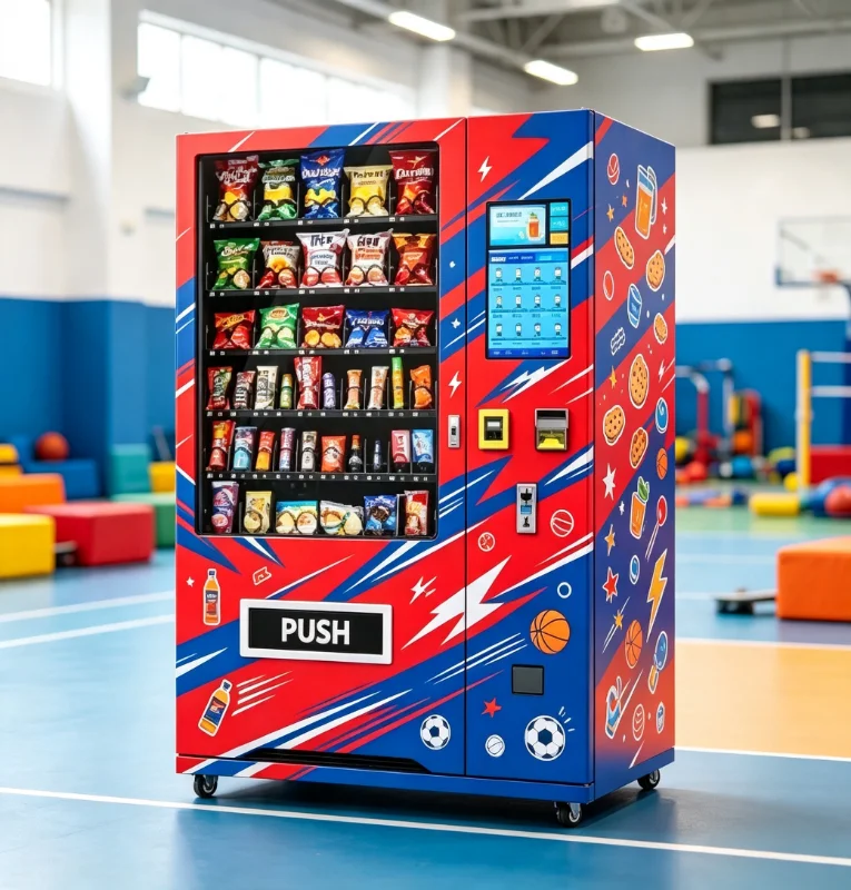 Unmanned Self-service Vending Machine, Hotel Intelligent Customizable QR Code Touchscreen SDK Equipment with Remote Monitoring