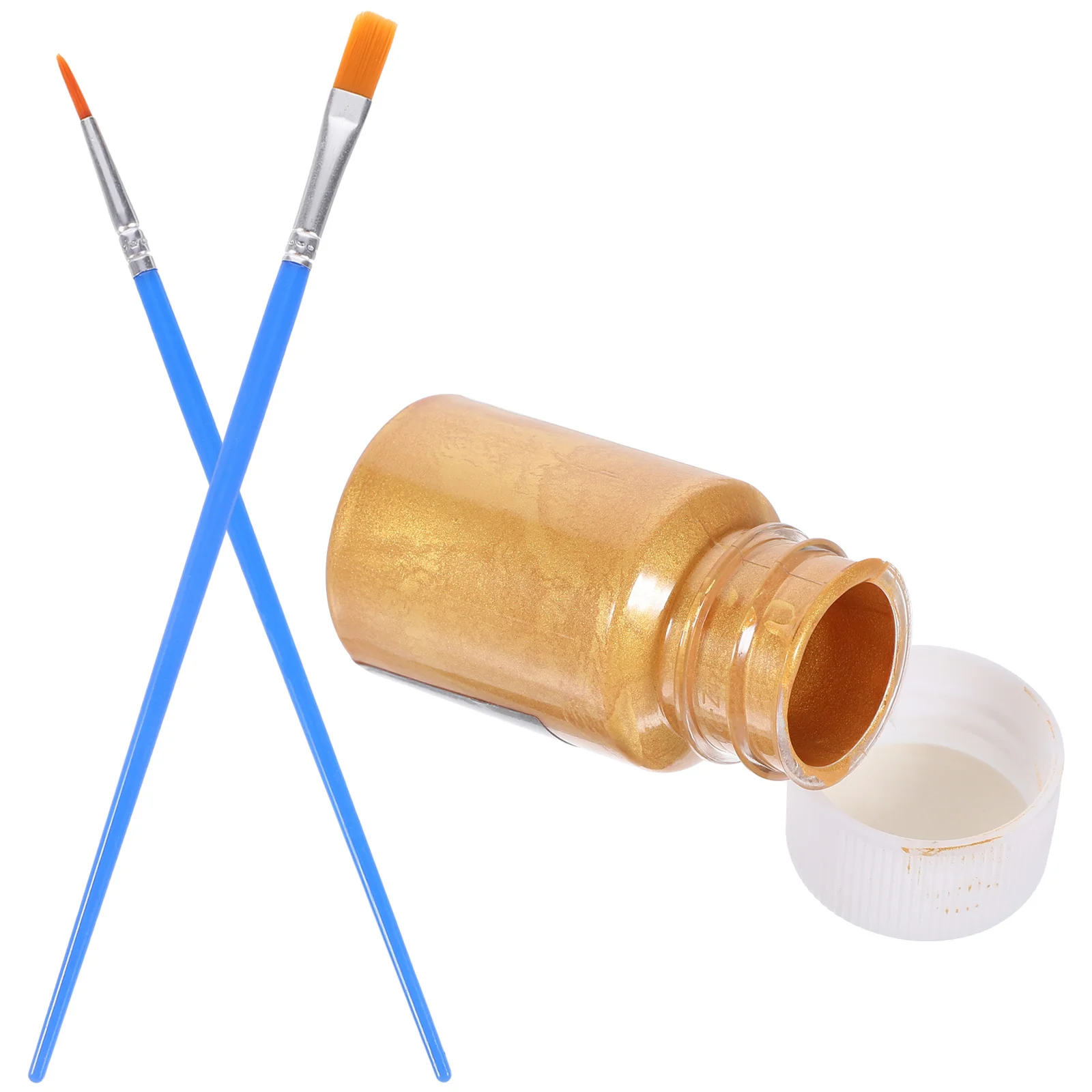 

1 Set Painting Pigment For Diy Art Crafts On Paper Fabric Ceramics Metallic Acrylic Paint Set Painting Supplies Gold