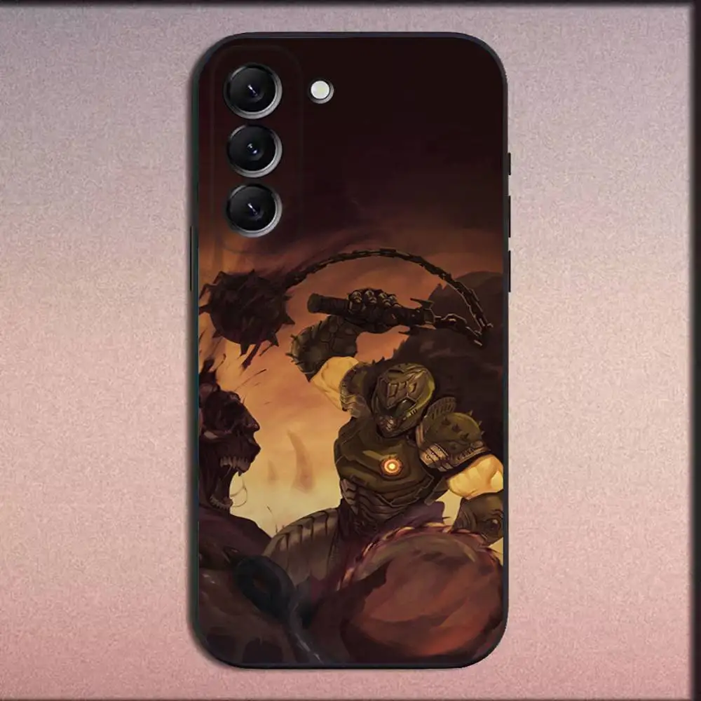 D-Doom The Dark Ages Phone Case For Samsung Galaxy A20,A21s,A22,A31,A32,A52,A53,A72,73,A80 Soft Black Cover