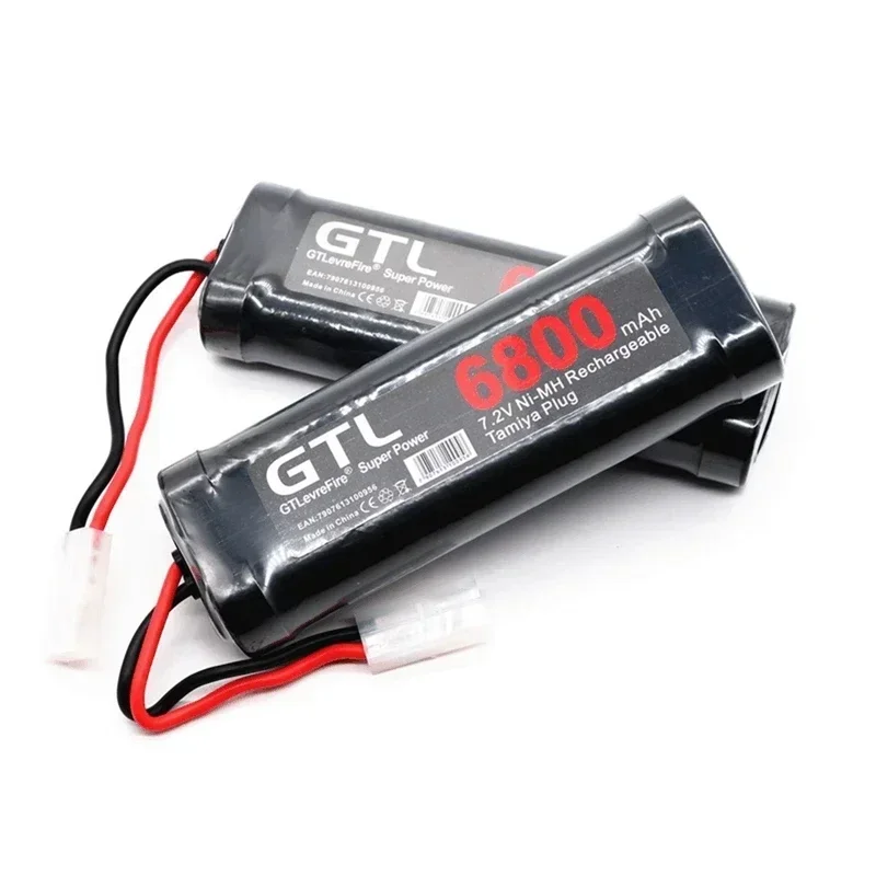 

100% Original 7.2V Battery 6800mah NiMH Batteries Pack For RC Car Truck Buggy Boat Tank Ni-Mh Baterias Gray Supper Power