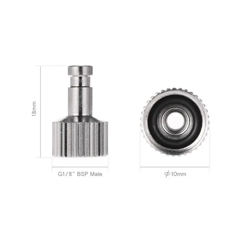 ABLG & 1Set Airbrush Quick Disconnect Coupler Fitting Adapter with 4 Fittings 1/8inch Part Air Horse Airbrush Quick Connector