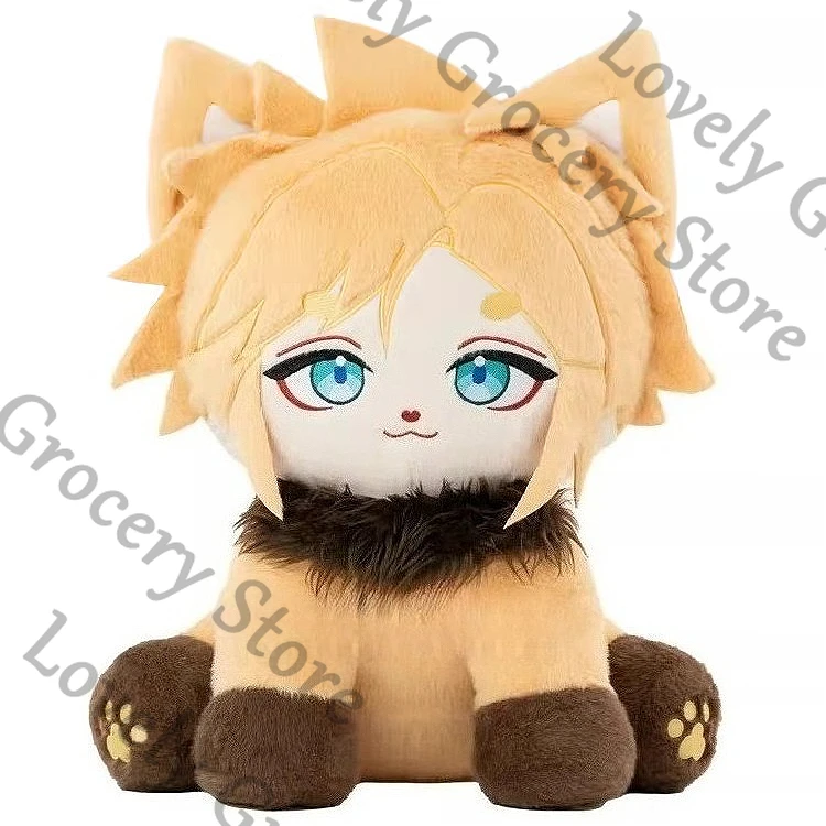 

43 см натуральная аниме Cloud Strife косплей мультфильм сидячая подушка с принтом пушистая кукла Maumet хлопковая подушка подарок