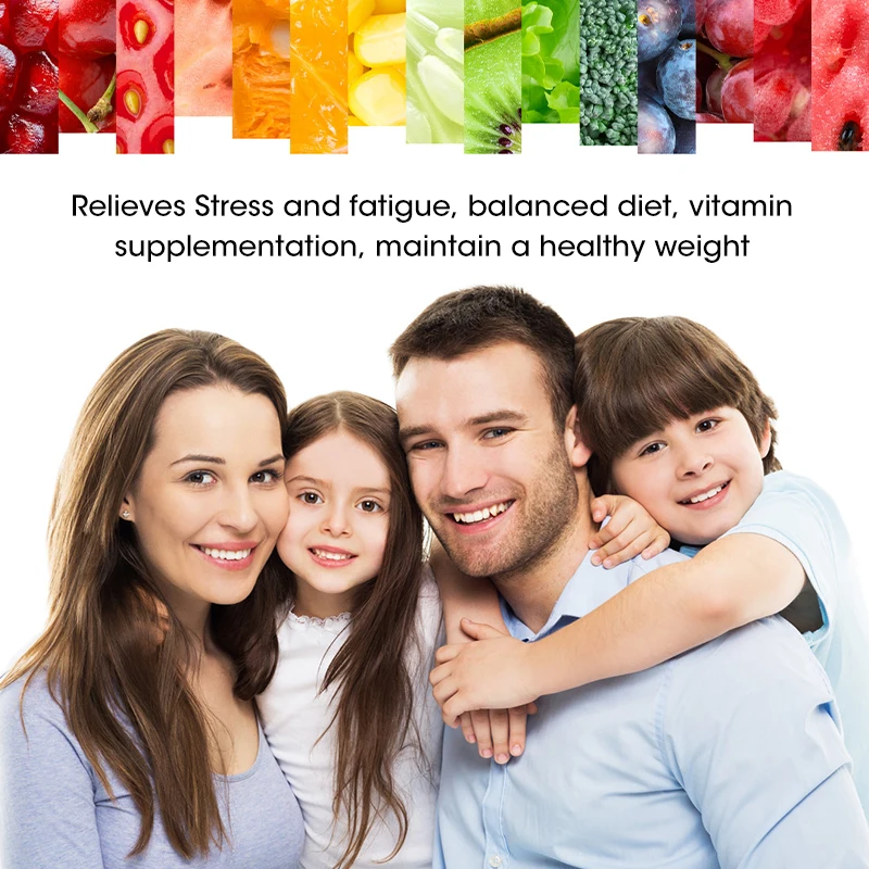 Superfood Formula with Vitamins and Minerals For Whole Family, Premium Fruit and Veggie Gummies for Immunity Support & - Non GMO