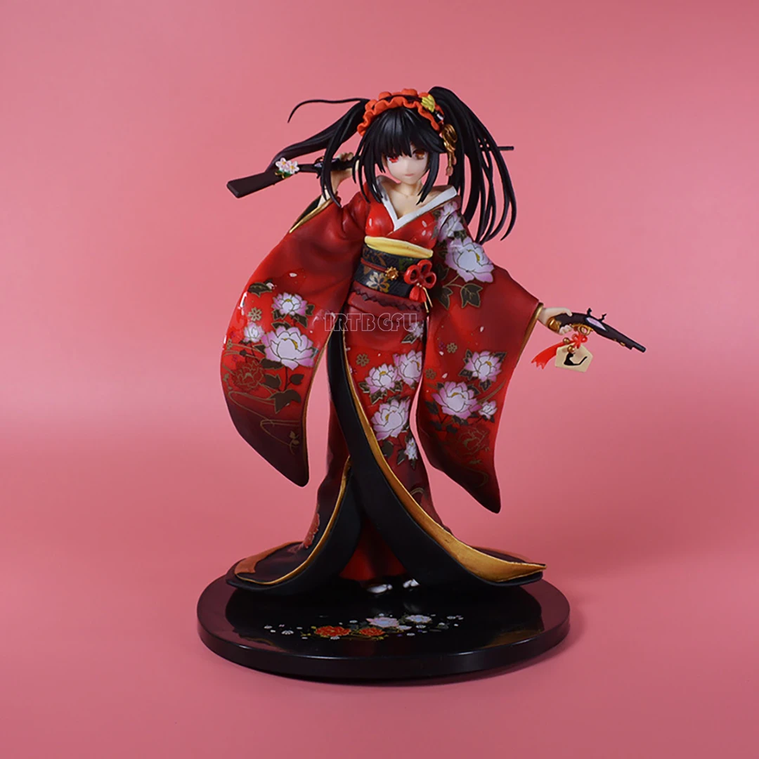 Date A Live Tokisaki Kurumi KDcolle 1/7 Alluring Kimono Ver GSC Kadokawa Anime PVC Action Figure Toy Game Collectible Model Doll