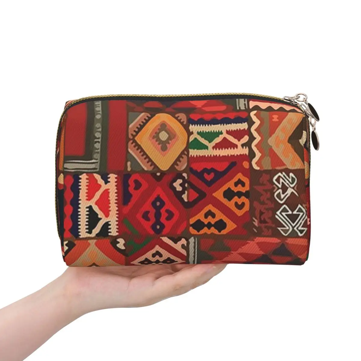 

Amazigh Foutha Kabyle средиземноморский берберский драгоценный камень женские косметички дорожный органайзер для макияжа сумка для хранения туалетных принадлежностей Dopp Kit Box