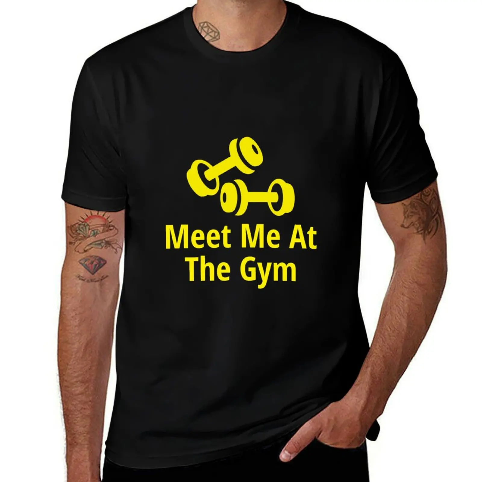Meet Me at the Gym, DumbBell icon, Please visit our shop - Http://workshop5.redbubble.com T-Shirt