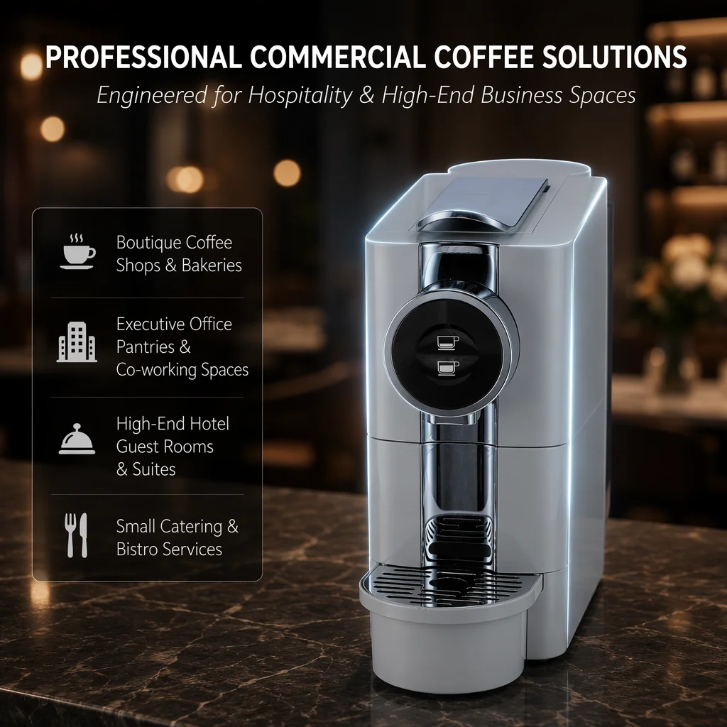 Compact Rechargeable Capsule Coffee Machine Multi-Capsule Compatible Portable Coffee Maker for On-the-Go Use