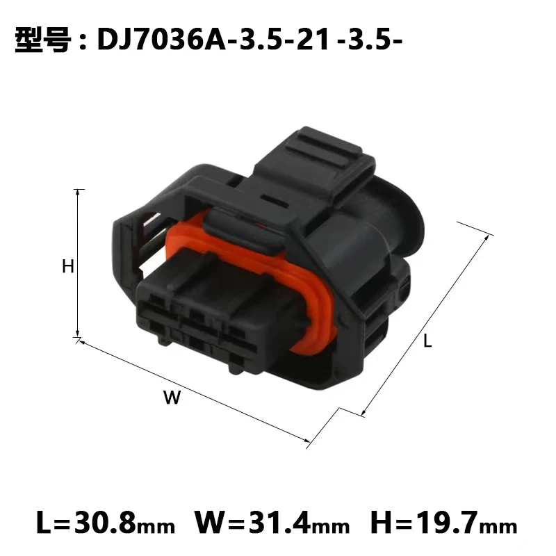 DJ7036A-3.5-21 Bosch three pin axial pressure timing sensor intake pressure plug 1928403870