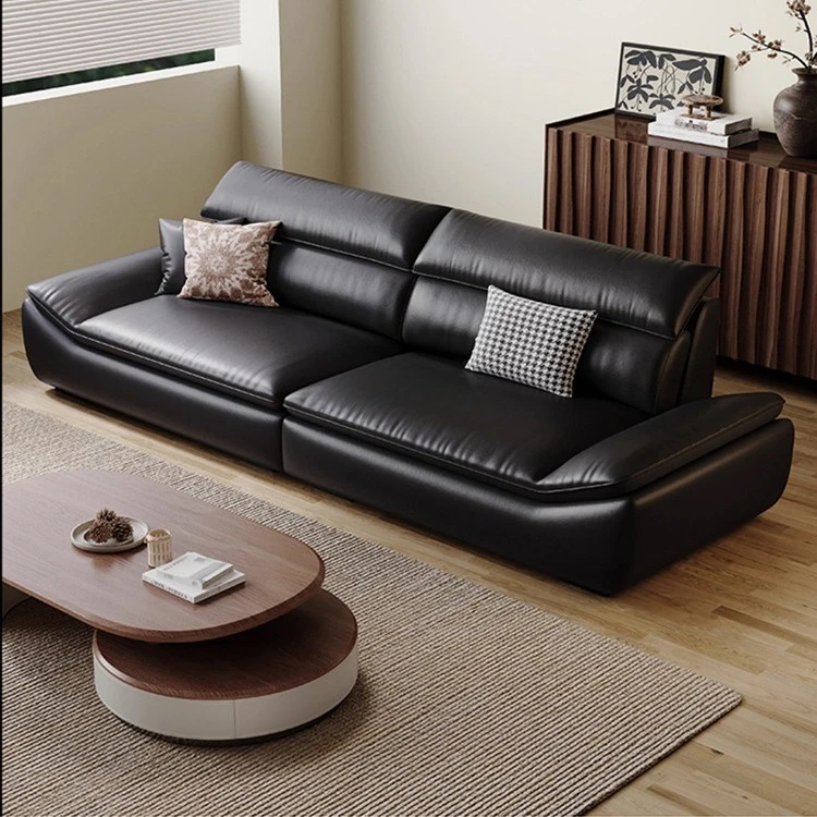 

Черный простой ленивый диван большого размера, необычный мягкий современный индивидуальный двухместный диван-пуфы для гостиной, мебель Divano Soggiorno для дома