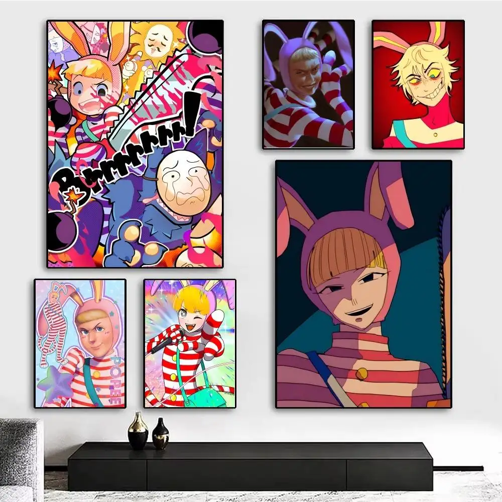 1pc Anime Popee The Performer Poster Sticker Print Waterproof Wall Art For Living Room Bedroom Home Decor