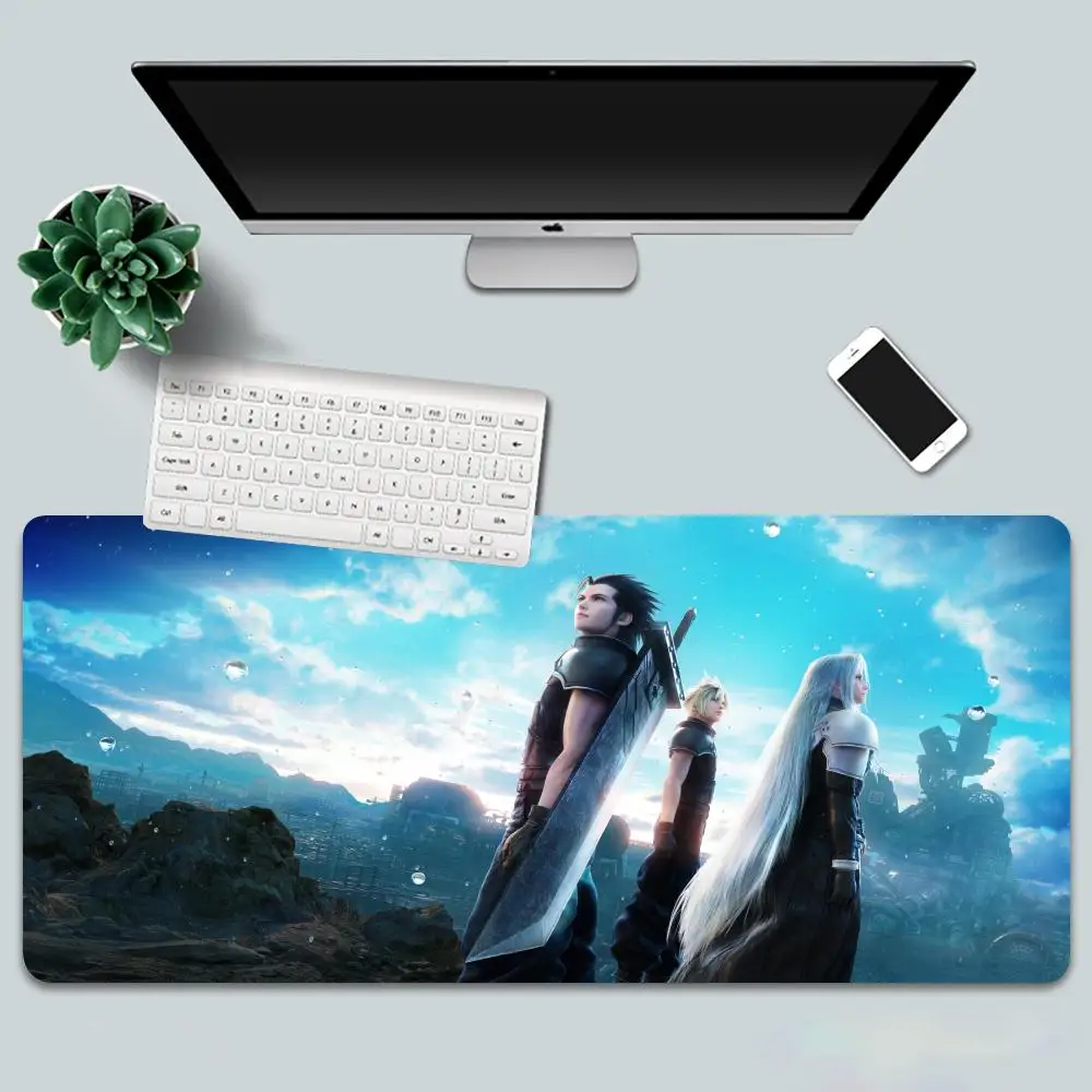 Cool Fighting Adventure Popular Final Fantasy VII Rebirth Video Game Mouse Pad Non-Slip Rubber Edge locking mousepads pc gaming