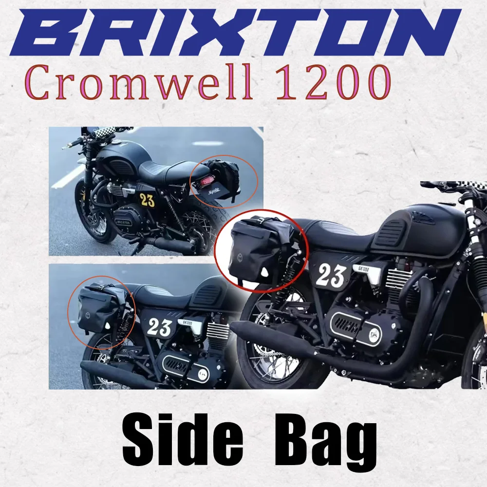 

New Fit Brixton Cromwell 1200 Cromwell1200 1200Cromwell 1200 Accessories Saddle Bag Side Bag Saddlebags Saddlebag