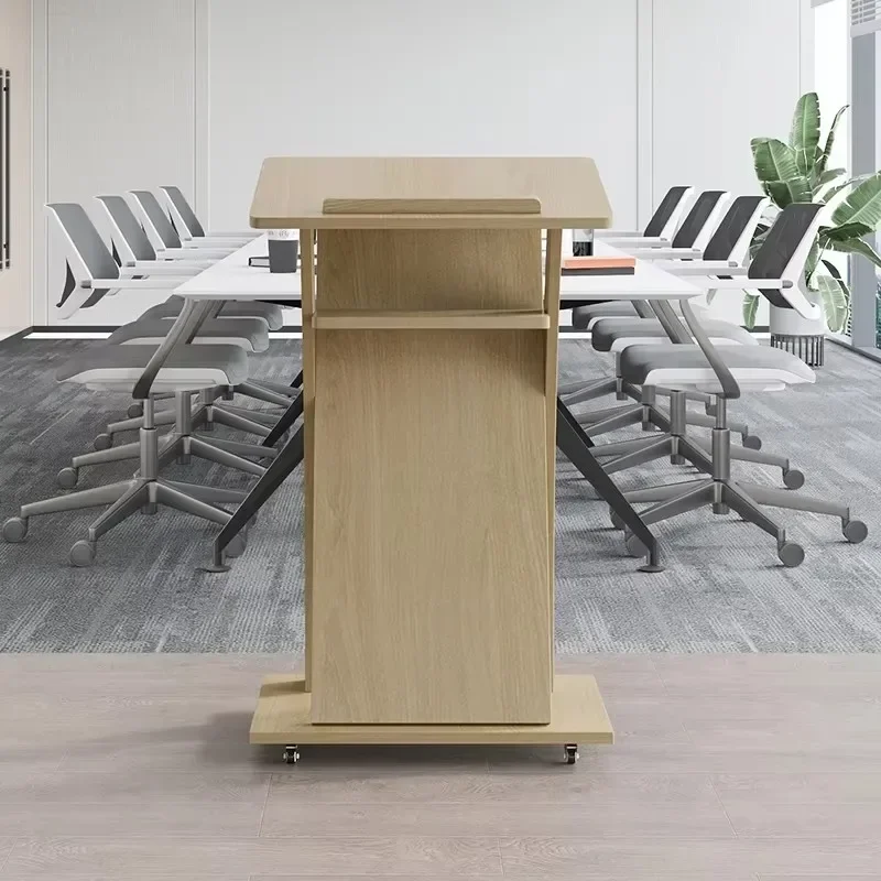 

Nordic Versatile Reception Desks Luxury European Trendy Design Reception Desks Simple Unique Mostrador Commercial Furniture