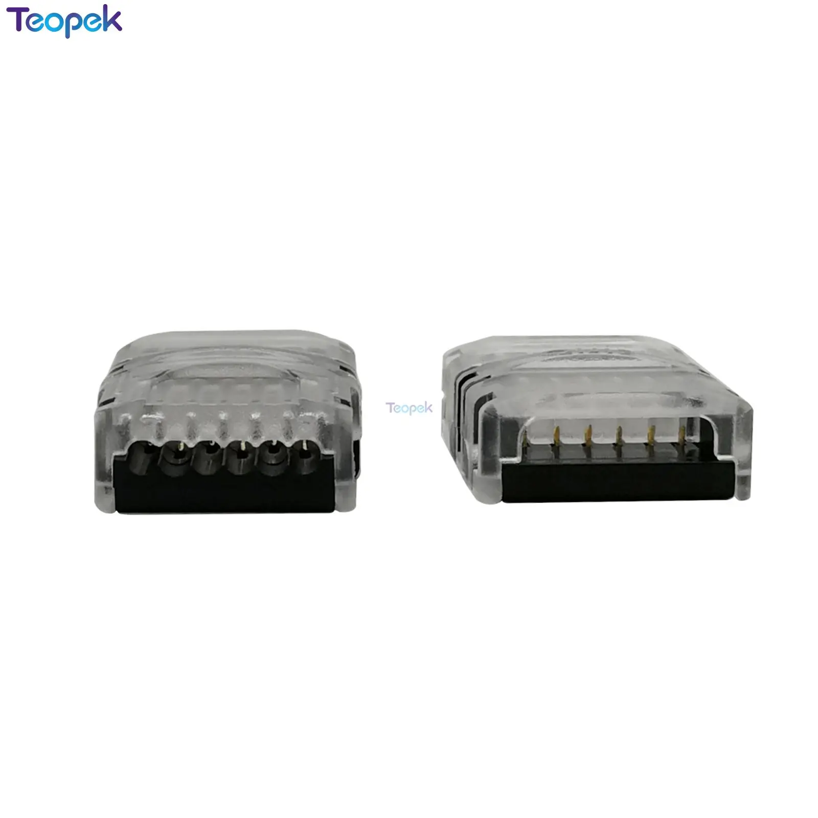 10pcs 6Pin LED Connector Strip to Wire or Strip to Strip Connection Use Terminal for 6-Pin 12mm PCB RGB+CCT LED Strip