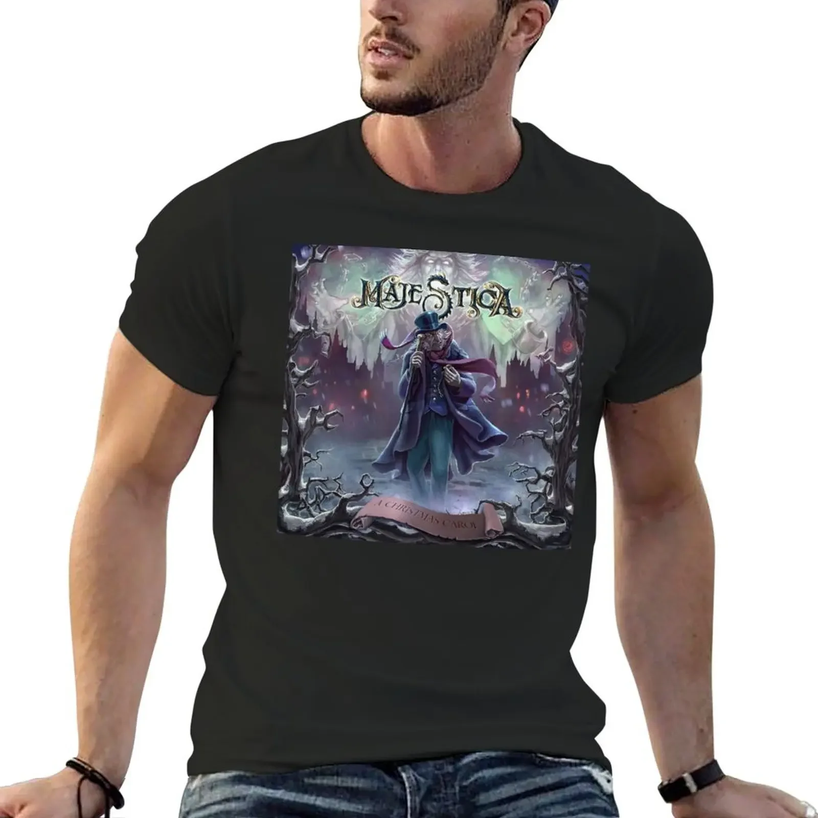 Majestica - ReinXeed - A Christmas Carol album 2020 T-Shirt sublime plus size tops mens t shirts casual stylish