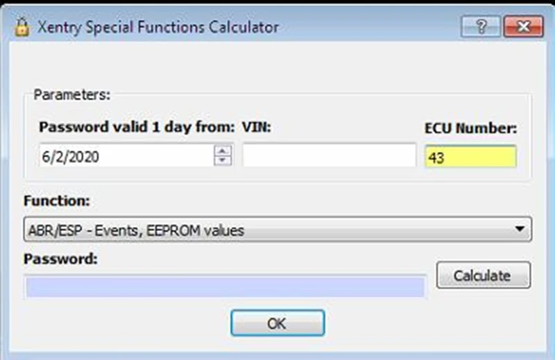 Newest DAS Xentry Special Function Calculator FDOK Vedoc Calculator Keygen MB Star C3 C4 DOIP C5 C6 VCI free help install